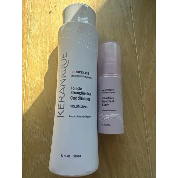 KERANIQUE Volumizing Conditioner & Lift and Repair Treatment Healthy Hair Spray - Picture 1 of 6